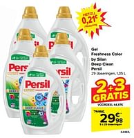 Promoties Gel freshness color by silan deep clean persil - Persil - Geldig van 24/04/2024 tot 30/04/2024 bij Carrefour