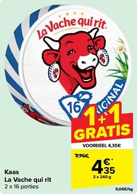 Promotions Kaas la vache qui rit - La Vache Qui Rit - Valide de 24/04/2024 à 30/04/2024 chez Carrefour