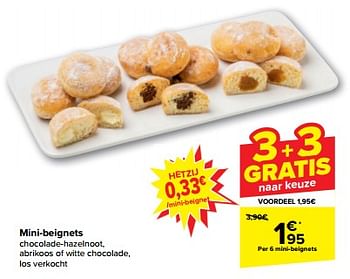 Promotions Mini beignets - Produit maison - Carrefour  - Valide de 24/04/2024 à 30/04/2024 chez Carrefour