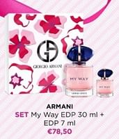 Promoties Armani set my way - Armani - Geldig van 22/04/2024 tot 12/05/2024 bij ICI PARIS XL