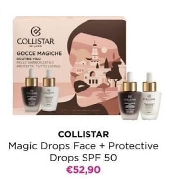 Promotions Collistar magic drops face + protective drops spf 50 - Collistar - Valide de 22/04/2024 à 28/04/2024 chez ICI PARIS XL