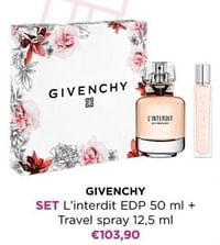 Givenchy set l`interdit + travel spray-Givenchy