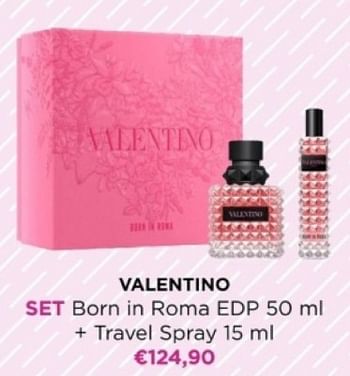 Promotions Valentino set born in roma + travel spray - Valentino - Valide de 22/04/2024 à 28/04/2024 chez ICI PARIS XL