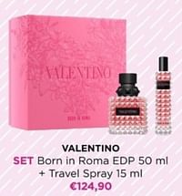 Valentino set born in roma + travel spray-Valentino