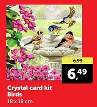 Crystal card kit birds-Crystal Card Kit