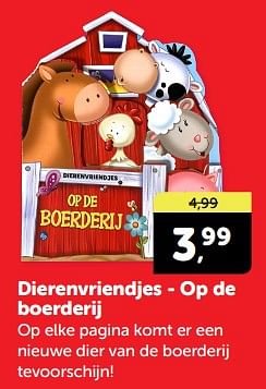 Promoties Dierenvriendjes op de boerderij - Huismerk - Boekenvoordeel - Geldig van 20/04/2024 tot 28/04/2024 bij BoekenVoordeel