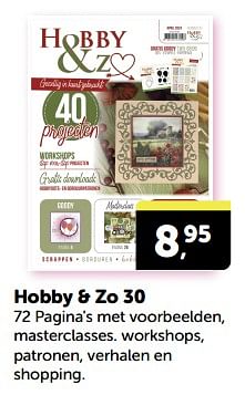 Promoties Hobby + zo 30 - Huismerk - Boekenvoordeel - Geldig van 20/04/2024 tot 28/04/2024 bij BoekenVoordeel