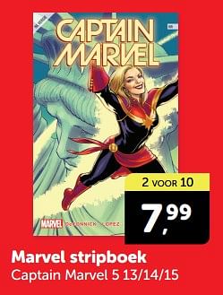 Promotions Marvel stripboek - Marvel - Valide de 20/04/2024 à 28/04/2024 chez BoekenVoordeel