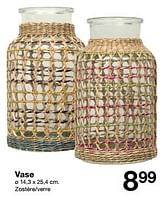 Promotions Vase - Produit maison - Zeeman  - Valide de 20/04/2024 à 26/04/2024 chez Zeeman