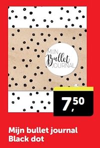 Mijn bullet journal black dot-Huismerk - Boekenvoordeel