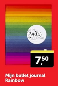 Mijn bullet journal rainbow-Huismerk - Boekenvoordeel