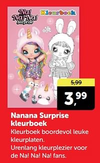 Nanana surprise kleurboek-Huismerk - Boekenvoordeel