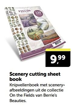 Promotions Scenery cutting sheet book - Produit Maison - Boekenvoordeel - Valide de 20/04/2024 à 28/04/2024 chez BoekenVoordeel