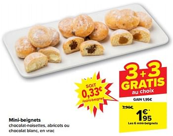 Promoties Mini-beignets - Huismerk - Carrefour  - Geldig van 24/04/2024 tot 30/04/2024 bij Carrefour