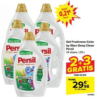 Promoties Gel freshness color by silan deep clean persil - Persil - Geldig van 24/04/2024 tot 30/04/2024 bij Carrefour