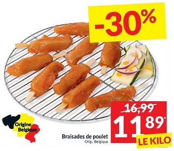 Promoties Braisades de poulet - Huismerk - Intermarche - Geldig van 23/04/2024 tot 28/04/2024 bij Intermarche