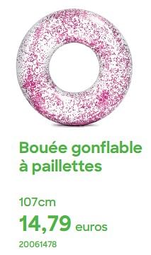 Promoties Bouée gonflable à paillettes - Huismerk - Ava - Geldig van 01/04/2024 tot 31/07/2024 bij Ava