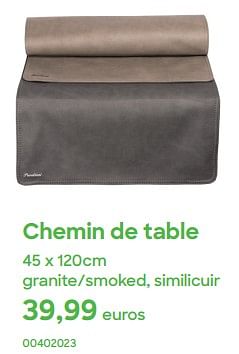 Promoties Chemin de table - Huismerk - Ava - Geldig van 01/04/2024 tot 31/07/2024 bij Ava