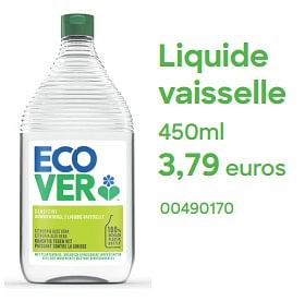 Promoties Liquide vaisselle - Ecover - Geldig van 01/04/2024 tot 31/07/2024 bij Ava
