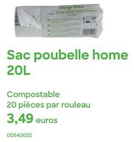 Promotions Sac poubelle home - Produit Maison - Ava - Valide de 01/04/2024 à 31/07/2024 chez Ava