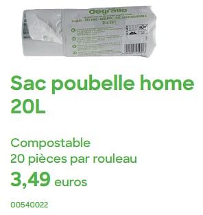 Promoties Sac poubelle home - Huismerk - Ava - Geldig van 01/04/2024 tot 31/07/2024 bij Ava
