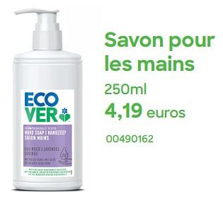 Promotions Savon pour les mains - Ecover - Valide de 01/04/2024 à 31/07/2024 chez Ava