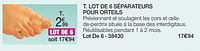 Promotions Lot de 6 séparateurs pour orteils - Epitact - Valide de 01/04/2024 à 30/06/2024 chez Damart