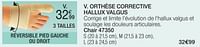 Promotions Orthèse corrective hallux valgus - Epitact - Valide de 01/04/2024 à 30/06/2024 chez Damart