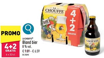 Promotions Blond bier - Chouffe - Valide de 29/04/2024 à 05/05/2024 chez Aldi