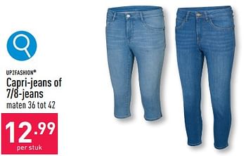 Promotions Capri-jeans of 7-8-jeans - UP2Fashion - Valide de 29/04/2024 à 05/05/2024 chez Aldi