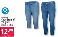 Promoties Capri-jeans of 7-8-jeans - UP2Fashion - Geldig van 29/04/2024 tot 05/05/2024 bij Aldi
