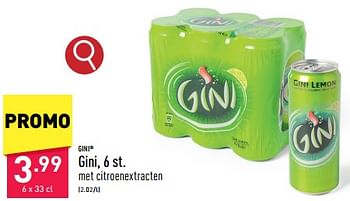 Promoties Gini - Gini - Geldig van 29/04/2024 tot 05/05/2024 bij Aldi