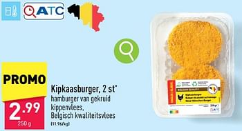 Promotions Kipkaasburger - Produit maison - Aldi - Valide de 29/04/2024 à 05/05/2024 chez Aldi