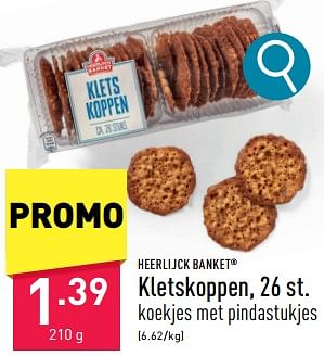 Promotions Kletskoppen - Heerlijck Banket - Valide de 29/04/2024 à 05/05/2024 chez Aldi