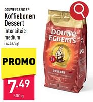 Promoties Koffiebonen dessert - Douwe Egberts - Geldig van 29/04/2024 tot 05/05/2024 bij Aldi
