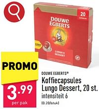 Koffiecapsules lungo dessert-Douwe Egberts