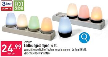 Promoties Ledloungelampen - Casalux - Geldig van 29/04/2024 tot 05/05/2024 bij Aldi