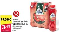 Promoties Limonade aardbeiwatermeloen - Spa - Geldig van 29/04/2024 tot 05/05/2024 bij Aldi