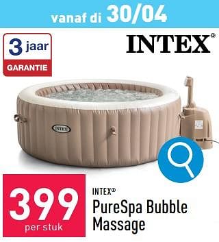 Promotions Purespa bubble massage - Intex - Valide de 29/04/2024 à 05/05/2024 chez Aldi