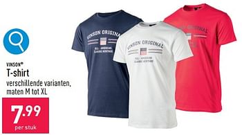 Promotions T-shirt - Vinson Polo Club - Valide de 29/04/2024 à 05/05/2024 chez Aldi