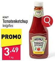 Promoties Tomatenketchup - Heinz - Geldig van 29/04/2024 tot 05/05/2024 bij Aldi