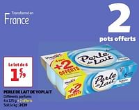 Promoties Perle de lait de yoplait - Yoplait - Geldig van 23/04/2024 tot 28/04/2024 bij Auchan