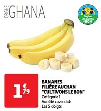 Bananes filière auchan cultivons le bon-Huismerk - Auchan
