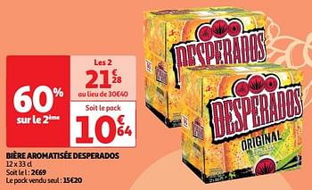 Promoties Bière aromatisée desperados - Desperados - Geldig van 23/04/2024 tot 28/04/2024 bij Auchan