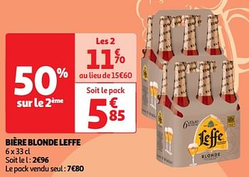 Promoties Bière blonde leffe - Leffe - Geldig van 23/04/2024 tot 28/04/2024 bij Auchan