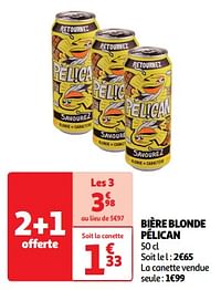 Bière blonde pélican-Pélican