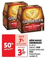 Promoties Bière rouge grimbergen - Grimbergen - Geldig van 23/04/2024 tot 28/04/2024 bij Auchan