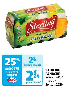 Promoties Sterling panaché - Sterling - Geldig van 23/04/2024 tot 28/04/2024 bij Auchan