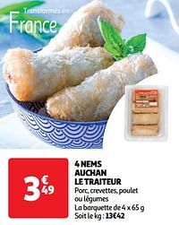 4 nems auchan le traiteur-Huismerk - Auchan