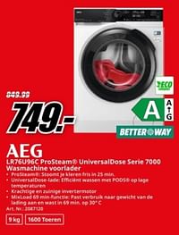 Aeg lr76u96c prosteam universaldose serie 7000 wasmachine voorlader-AEG